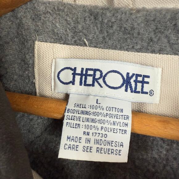 Vintage 90s Cherokee Men Barn Coat Size Medium Chore Field Hunting Oarsman Ranch - Picture 8 of 9